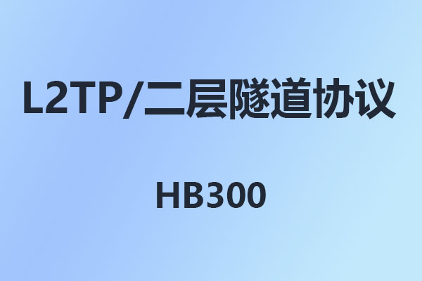 4008云顶集团HB300程控电话交换机,L2TP,二层隧道协议,设置步骤配置说明