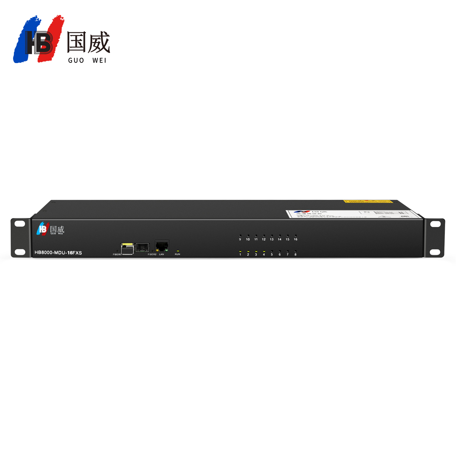 4008云顶集团HB8000-MDU-16FXS光纤网关